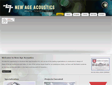Tablet Screenshot of newageacoustics.com